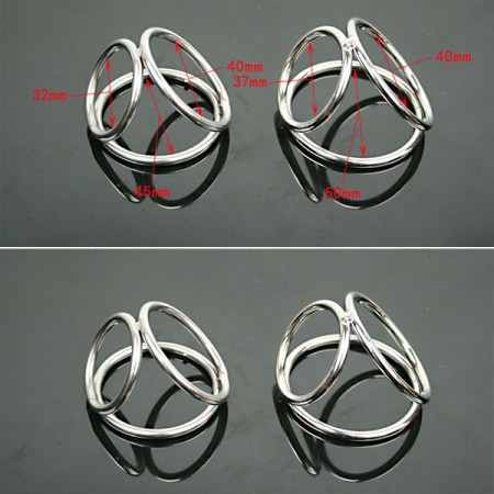 Stainless Steel Penis Ring Cockfor Men-Small SKU:74102 € 8.95